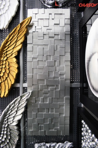 Панно рельефное серебристое "Энигма" фото фото 4