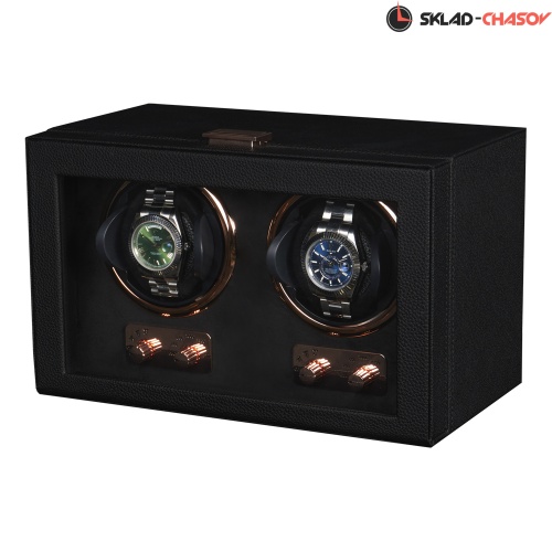 Шкатулка для автоподзавода 2-х часов Badge 02MBG фото