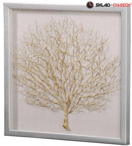 Панно "Кораллы 4" золото фото фото 3