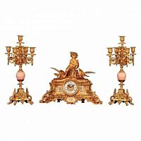 Набор часов с канделябрами Mahdi Luster C3045 фото