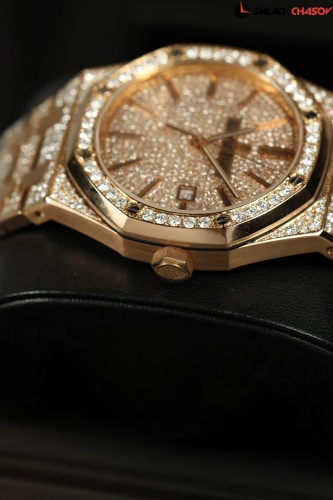 Часы Audemars Piguet Royal Oak Custom Diamonds 41mm фото фото 5
