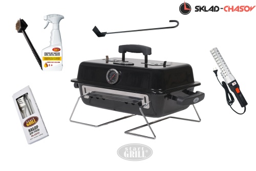 Угольный гриль VOYAGER SG в комплекте с инструментами (минимум) фото