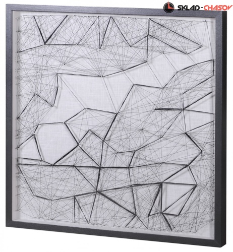 Панно из нейлоновых нитей "Поиск" фото фото 2