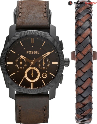 Fossil Machine Chronograph FS5251SET фото