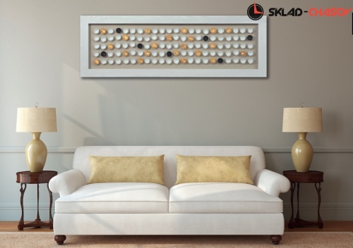 Дизайнерское панно "100 полусфер" фото