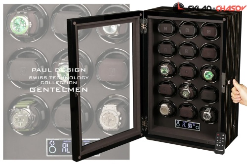 Шикарная шкатулка для автоподзавода 15 часов Gentlemen15BS фото фото 2