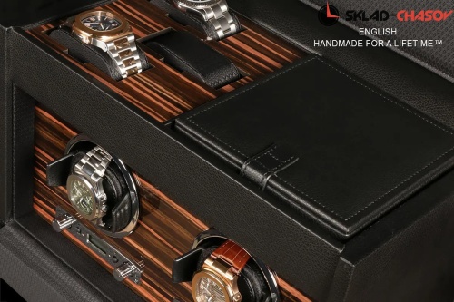 Шкатулка для автоподзавода 2-х часов Wolf 457256 фото фото 2