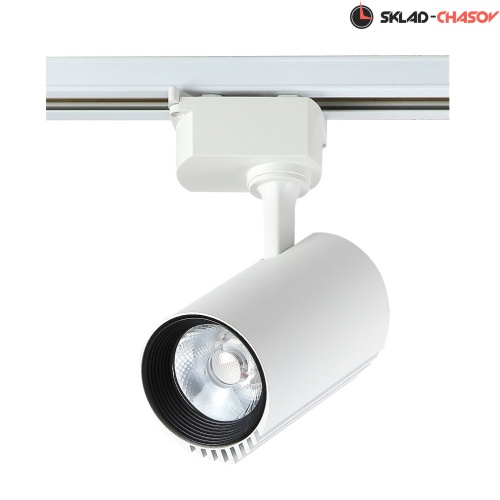 Трековый светильник однофазный Crystal Lux CLT 0.31 007 10W WH фото