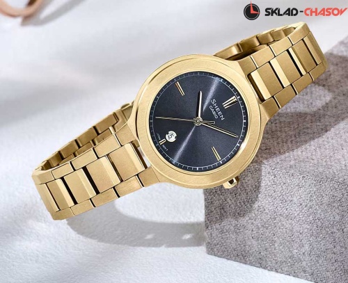 Японские наручные часы Casio Sheen SHE-4559G-8A фото фото 2