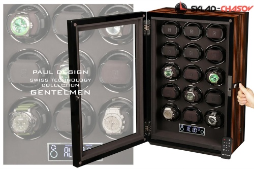 Шикарная шкатулка для автоподзавода 15 часов Gentlemen15MAC фото фото 5