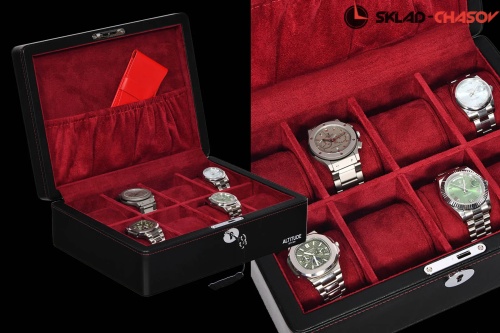 Шкатулка для хранения 8-х часов BL8-BR фото фото 2