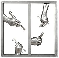 Дизайнерское панно "Руки" фото