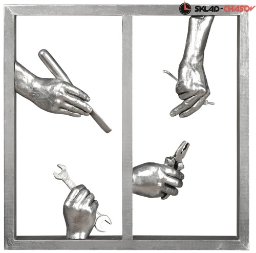 Дизайнерское панно "Руки" фото