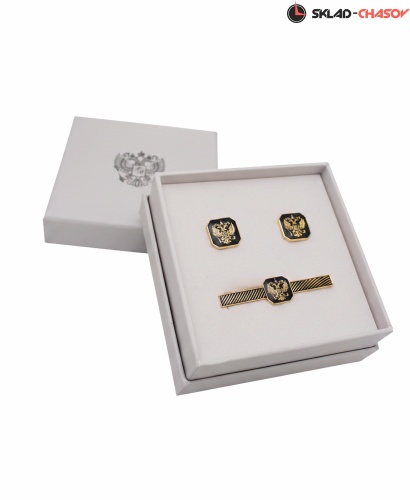 Запонки и Зажим для галстука "Президент" 54564-545064кк фото фото 2