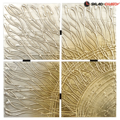 Панно Восход солнца настенное квадратное фото