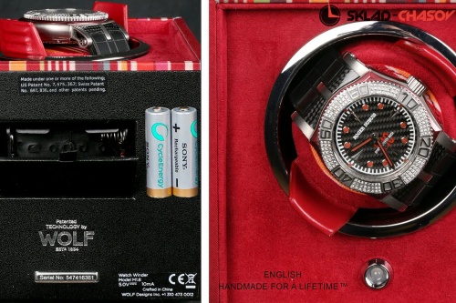 Шкатулка для автоподзавода 1-х часов Wolf 462214 фото фото 5