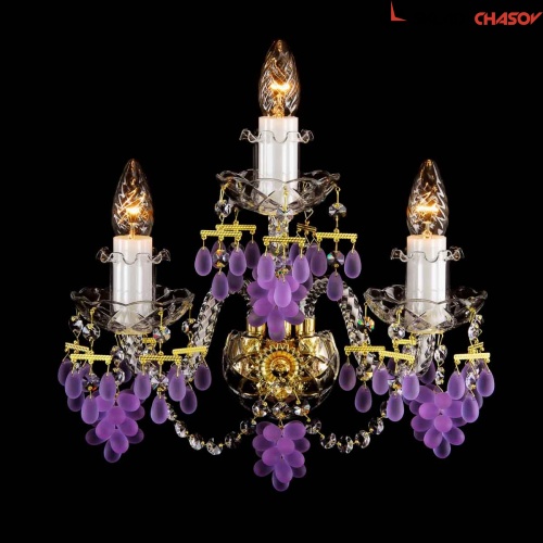 Lucky Glass W-03V Crystal-violet wine фото