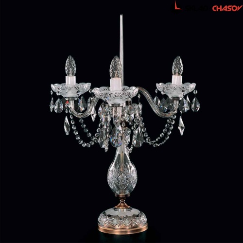 Светильник настольный Elite Bohemia S 689/3/02 Pt фото