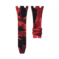 Ремешок Для Часов Red Camo Ap Royal Oak Offshore 42mm Strap фото