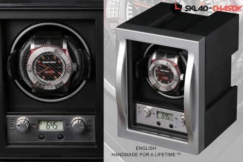 Шкатулка для автоподзавода 1-х часов Wolf 454011 фото фото 6