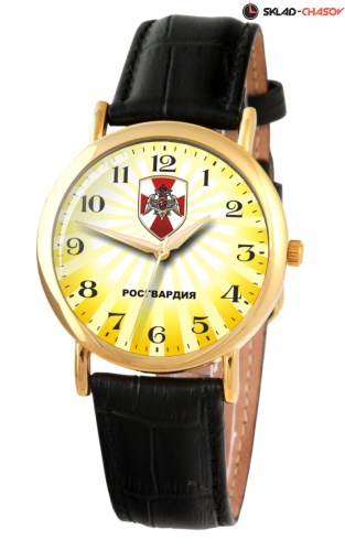 Кварцевые Слава "Патриот" логотип Росгвардия 1049778/2035 фото