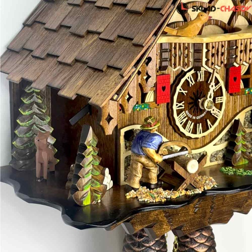 Часы механические с кукушкой SARS 46619/8-90 фото фото 8