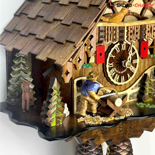 Часы механические с кукушкой SARS 46619/8-90 фото фото 8