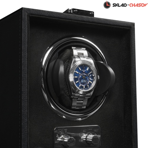 Шкатулка для автоподзавода 1-х часов Badge 01MBL фото фото 4