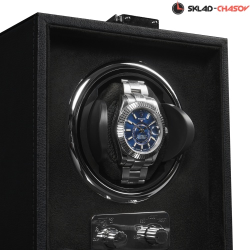 Шкатулка для автоподзавода 1-х часов Badge 01MBL фото фото 4