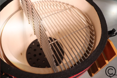 Керамический гриль SG PRO, 56 см / 22 дюйма (красный) фото фото 6