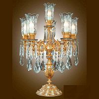 Бронзовая лампа Parsa SF3227/5+1 фото