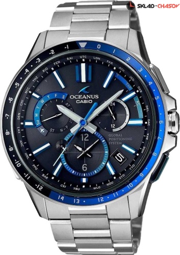 Японские титановые Casio Oceanus OCW-G1100-1A с хронографом фото