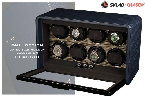 Шкатулка для автоподзавода 8 часов Classic8-LBU фото фото 5