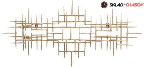 Панно металлическое рельефное "Векторы" фото