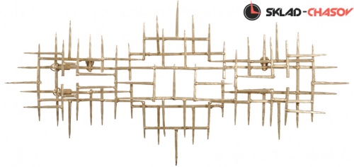 Панно металлическое рельефное "Векторы" фото