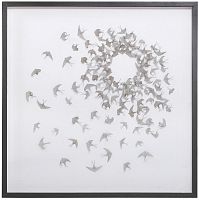 Панно из металла "Ласточки" фото