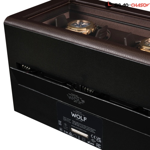 Шкатулка для автоподзавода 2-х часов Wolf 461206 фото фото 12