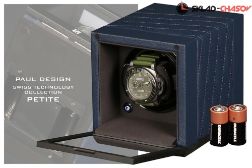 Шкатулка для подзавода 1-х часов Petite1D-LBU-K фото фото 4