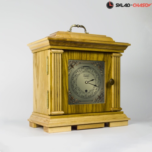 Часы Каминные механические 5-ЧМ Дуб осветленный фото