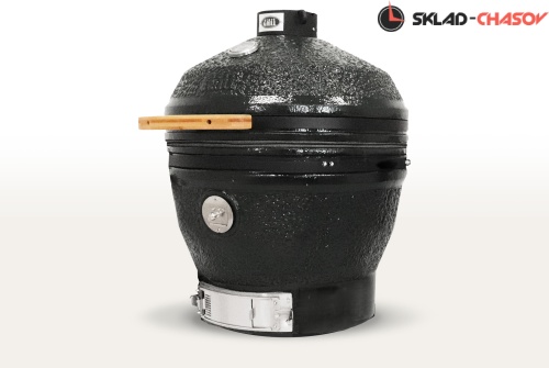 Керамический гриль-барбекю CFG CHEF, 61 см/24 дюйма (черный) фото фото 4