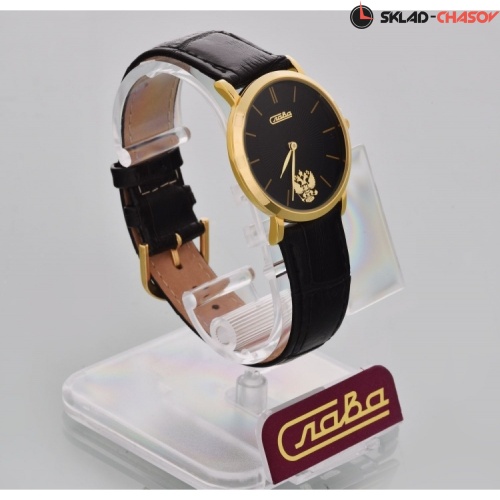 Кварцевые Слава "Патриот" логотип Герб РФ 1129529/2035 фото фото 3