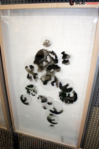 Панно настенное "Капли росы 2" чёрное фото фото 4