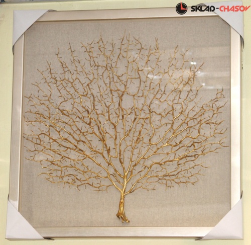 Панно "Кораллы 4" золото фото фото 4