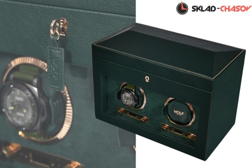 Шкатулка для автоподзавода 2-х часов Wolf 792241 фото фото 3