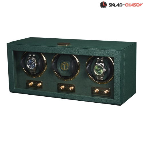 Шкатулка для автоподзавода 3-х часов Badge 03MGR фото