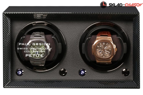Шкатулка для автоподзавода 2-x часов Petite 2cf-k фото фото 3