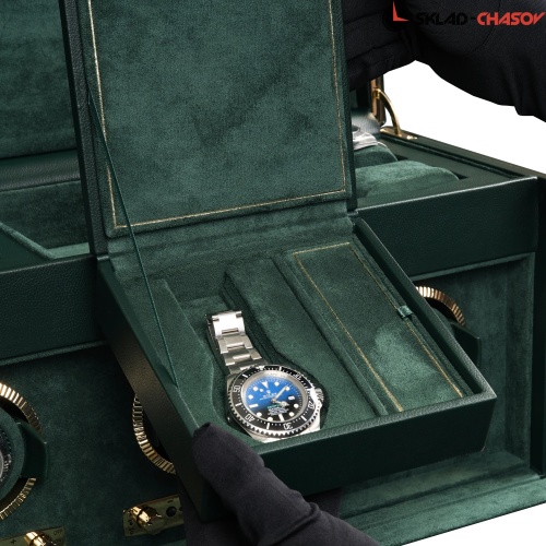 Шкатулка для автоподзавода 3-х часов Wolf 792341 фото фото 11