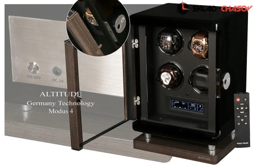 Шкатулка для автоподзавода 4-х часов M1904GB-B фото фото 2