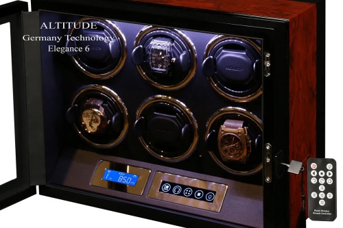 Шкатулка для автоподзавода 6-ти часов Е1708HL-B фото фото 2