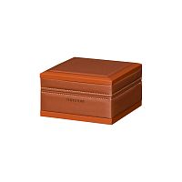Шкатулка для хранения 1-х часов LEATHER 01BR фото